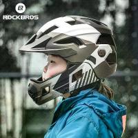 ราคา 【คนไทยแนะนำ!】 ROCKBROS หมวกกันน็อคจักรยาน เต็มใบหน้า ปลอดภัย สําหรับเด็ก จักรยานเสือภูเขา PC EPS สเก็ตบอร์ด กีฬา (1732911030918874336)