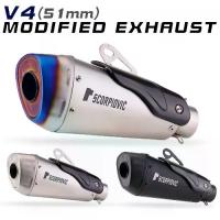 ราคา 51MM ท่อไอเสียสากลสำหรับ R1 R3 R7 R6 zx25r zx6r cbr250r ท่อไอเสียรถจักรยานยนต์ดัดแปลง ท่อไอเสีย สกู๊ตเตอร์ สำหรับ Nmax xmax pcx v4 (1732164534212986370)