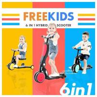 ราคา ChildGrand (ปรับล้อได้ 3 ระดับ) Freekids 6in1 สกู๊ตเตอร์ จักรยานสามล้อ รถขาไถเด็ก จักรยานทรงตัว จักรยานสองล้อ รถถีบ รถปั่น รถจักรยานเด็ก ของเล่นฝึกพัฒนาการ ของเล่นรถนั่ง รถดุ๊กดิ (1729674511846246560)