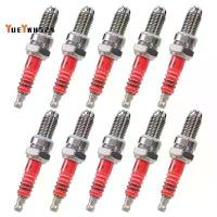 ราคา หัวเทียน 3 ขั้ว 10 ชิ้น D8TC เหมาะสำหรับรถจักรยานยนต์ 125Cc 150Cc 200Cc 250Cc สกู๊ตเตอร์ ATV Quads (1731915716020569678)