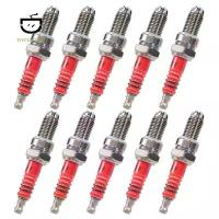 ราคา หัวเทียน 3 ขั้ว 10 ชิ้น D8TC เหมาะสำหรับรถจักรยานยนต์ 125Cc 150Cc 200Cc 250Cc สกู๊ตเตอร์ ATV Quads (1731915715022587470)