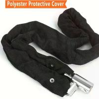 ราคา ล็อคโซ่จักรยานป้องกันการโจรกรรม, งานหนัก, กันน้ำ, ล็อคโซ่เหล็ก, พร้อมล็อค 2 ตัว, เหมาะสำหรับจักรยาน, สกู๊ตเตอร์, รถจักรยานยนต์, ประตูและประตู, สีดำ, ล็อคจักรยาน, ล็อคจักรยานที่ปลอดภัย, ผิวขัดเงา (1732