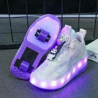 ราคา รองเท้า Heelys สองล้อ สำหรับเด็กผู้หญิง ดีไซน์คุโรมิ รองเท้าใหม่ชาร์จไฟได้ มีไฟได้ สไตล์โรลเลอร์สเกต รองเท้าสเก็ต โรลเลอร์สเกตแบบยืดหดได้ 2025 (1732481391774369224)