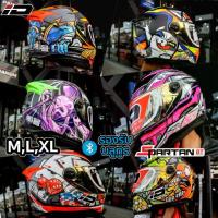 ราคา หมวกกันน็อค INDEX ID SPARTAN BT รองรับการติดตั้งบลูทูธ หมวกกันน็อก เต็มใบ มอก.ECE M-XL เลือกลายได้ (1732515754910189360)