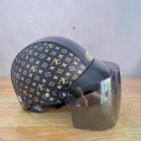 ราคา หมวกกันน็อค Lady ครึ่งใบ (ลายหนัง) (1733069603370534905)