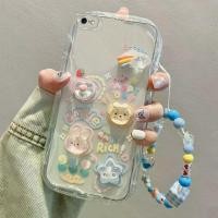 ราคา เคสตุ๊กตา 3 มิติ, สำหรับ iPhone 6 และ iPhone 6S, ดีไซน์ผีเสื้อ, ขอบหยักและโค้ง, เคสโทรศัพท์ใส, กันกระแทก, อุปกรณ์ป้องกัน�, พร้อมสร้อยข้อมือ, เคสโทรศัพท์ (1731121522024548906)