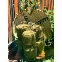 ราคา CODกล่องข้าว หรือ กระติ๊บข้าวเหนียววัสดุจากต้นคล้า ขนาด 6 นิ้วTikTok (1732830096079357067)