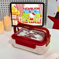 ราคา กล่องอาหารกลางวันพลาสติก คิตตี้ ความร้อนสูง ไมโครเวฟ แบ่งกล่องอาหาร กล่องเบนโตะ ช่อง กล่องข้าว กล่องผลไม้ปิกนิก (1732909269317093002)