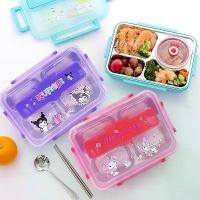 ราคา กล่องข้าวสแตนเลส ชามซุปเด็ก กล่องเบนโตะ ชุดการ์ตูน กล่องข้าวซานริโอ (1731746862015809429)