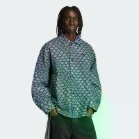 ราคา adidas Lifestyle DENIM MONOGRAM SHIRT Men Blue KD0397 (1733430626632369939)