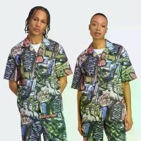 ราคา adidas ไลฟ์สไตล์ เสื้อเชิ้ต adidas x Jeremy Scott AOP Unisex หลากสี JY2019 (1731352556584011539)
