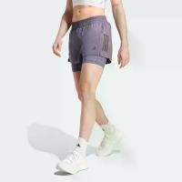 ราคา adidas Running Own the Run Climacool 2-in-1 Shorts Women Purple JW9696 (1731300083859162899)