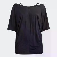 ราคา adidas Gym & Training เสื้อยืดทรงโอเวอร์ไซส์ Yoga Studio (ไซส์ใหญ่พิเศษ) ผู้หญิง สีดำ HS8116 (1733090470628394771)