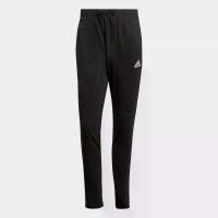 ราคา adidas ไลฟ์สไตล์ กางเกงขายาว Essentials Single Jersey Tapered Open Hem 3-Stripes ผู้ชาย สีดำ GK8995 (1731334053578115859)