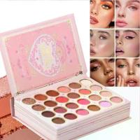 ราคา High Eyeshadow Palette Christmas Gift Blush All-in-one Eyeshadow Palette Pearlescent Eyeshadow Waterproof Easy To Apply Book Palette For Stage Makeup (1733356773365613585)