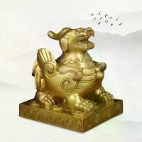 ราคา Premium Bronze Pixiu Figurine Set Ancient Style Metal Craft Wealth Accumulation for Office Reception Desk Grand Opening Gift Christmas New Year Special Offer สมเด็จ ตรา แผ่นดิน (1733324719946761277)