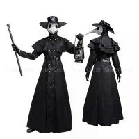 ราคา Halloween Medieval Hooded Robe Plague Doctor Mask Costume Hat for Men Monk Cosplay Steampunk Priest Horror Wizard Cloak Cape 5XL ใส่ ชุด แสงอุษา ชุด กบ เป่าลม ชุด คริสมาส (1733424405794096690)