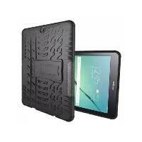 ราคา เคสสำหรับ Samsung Galaxy Tab S3 9.7 นิ้ว T820 T825, เคสกันกระแทก, เคสนิ่ม, เคสแข็งสองชั้น, โหมดขาตั้ง (1729926454498200460)