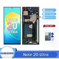 ราคา TFT Note20 Ultra 4G Display For Samsung Galaxy Note 20 Ultra 5G LCD Display N986B Touch Screen Replacement Assembly with Frame (1733153976712529717)