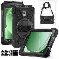 ราคา เคสซิลิโคน พร้อมช่องใส่ปากกา และสายคล้องไหล่ กันกระแทก สําหรับ Samsung Galaxy Tab Active5 SM-X300 X306B Active3 SM-T570 T575 Active 5 3 case cover คําแนะนําการขายที่ร้อนแรงในเดือนนี้ (1732564471951164