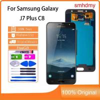 ราคา จอแสดงผล OLED, SMHDMY, สำหรับ Samsung Galaxy C8 และ J7 Plus, หน้าจอสัมผัส LCD, เปลี่ยน (1733159086770521212)
