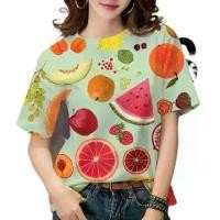 ราคา เสื้อ Songkran, เสื้อยืดลายดอกไม้, เสื้อยืดลายดอกไม้นม, เสื้อยืดลำลอง, สไตล์ตะวันตก, สง่างามและน่ารัก, เสื้อยืดผู้หญิง, 2568 (1732157449988901187)