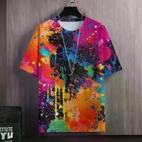 ราคา เสื้อเชิ้ตสีรุ้งสำหรับผู้ชาย, เสื้อยืดเทศกาล Songkran, ระบายอากาศได้, หลวม, ดีไซน์ใหม่สำหรับเทศกาล, Supreme, เสื้อยืดพิมพ์ลาย Songkran Festival มัดย้อมสีรุ้ง, เหมาะสำหรับผู้ชาย, ในปีพ. ศ. 2568 (173276