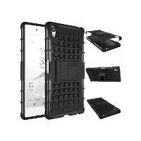 ราคา เคสสำหรับ Sony Xperia Z2 Big Docomo 5.2 นิ้ว, เคสกันกระแทก, เคสนิ่ม, เคสแข็งสองชั้น, โหมดขาตั้ง (1729926453472889740)