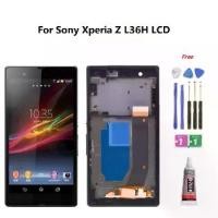 ราคา จอ LCD พร้อมกรอบ, สำหรับ Sony Xperia Z L36h L36i C6606 C6603, จอแสดงผล LCD, พร้อมหน้าจอสัมผัส (1733084366686291153)