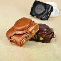 ราคา เคสกล้องหนังสำหรับ Sony RX 100 II RX100 M2 M5 RX100III (1733434404136715537)