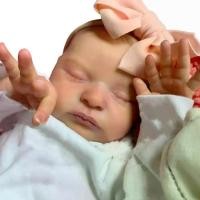 ราคา ตุ๊กตาเกิดใหม่ สี มิติจำลองสูง 50 ซม. ร่างกายผ้าฝ้าย ทาสีด้วยศีรษะและดวงตามองไม่เห็น นอนหลับเหมือน Baby BJD ตุ๊กตา เจลลี่แคท ตุ๊กตาเอเชีย บลเลต์ หมูและตุ๊กตากระต่าย ตุ๊กตา หุ่น (1732511194670073534)