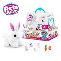 ราคา [COD] ZURU Pets Alive Mama Bunny & Baby Surprise Electronic Pet Interactive Plush Toys with Sound Children's panion Pet Cute Bunny (1733045761653638349)