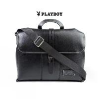 ราคา PLAYBOY MEN รุ่น Core Satchel Bag กระเป๋าถือผู้ชาย รหัส ST-B254PBM333-BK ดีไซน์ทรงกล่องแบบมีฝาพับ สีดำ (1733303903569216541)