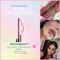 ราคา HUDA BEAUTY Lip Contour 2.0 Automatic Matte Lip Pencil 0.3g.warm brown COD (1733358014986945561)