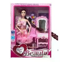 ราคา พร้อมส่ง!!ตุ๊กตาเจ้าหญิงราพันเซลBeauty UNIQUE STYLE พร้อมเฟอร์นิเจอร์ และหมวก สีสันสดใสสีชมพู (1732745035224024452)