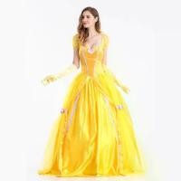 ราคา 2018 ภาพยนตร์และโทรทัศน์เวอร์ชันการแสดงสด ชุดเจ้าหญิงเบลล์จากเรื่อง Beauty and the Beast คอสเพลย์ฮาโลวีน เจ้าหญิงสโนว์ไวท์ (1733310970100352596)