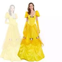 ราคา 20.25million Carnival Party Adult Cosplay Beauty and the Beast Princess Dress Theater Stage Performance Costume (1733150994437146078)