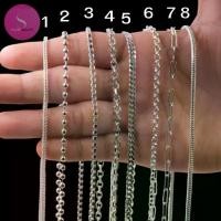 ราคา [Tiktok] 8ลายตะขอหัวจรวดSILVER BEAUTYสร้อยคอเงินแท้92.5% 1สลึง2mm.ไซส์ 18-24นิ้ว(เงินแท้ทั้งเส้นไม่ชุบไม่ลอก) (1733115464781825805)
