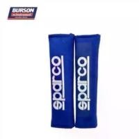 ราคา นวมหุ้มเบลท์ นวมหุ้มเข็มขัดนิรภัย Sparco สีน้ำเงิน 1คู่ ของแท้ 100% - blue seat belt cover (1733129167656945288)