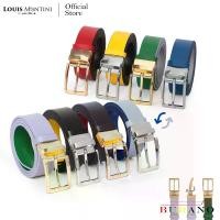ราคา COD. Louis Montini (BURANO) เข็มขัดผู้ชาย Men Belt เข็มขัดหนังวัวเเท้หัวหมุน MGN250 Fashion accessories #อย่าน้อยใจตัวเอง (1733034167087695290)
