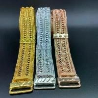 ราคา Vintage Jewelry โลหะผสมเข็มขัด สำหรับชุดไทย ลายไทย สายเข็มขัด สีทอง สีเงินที่ กุหลาบทองbelt (1733261053830923776)