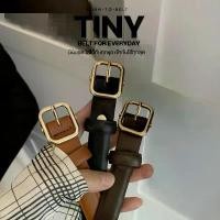 ราคา เข็มขัดผู้หญิง เข็มขัดผู้ชาย มินิมอล หัวทรงกรอบ เข็มขัดสีขาว รุ่น Tiny Belt (1732393863731578632)