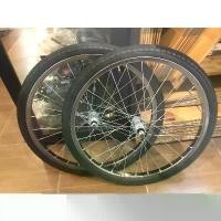 ราคา ล้อจักรยานเหล็กพร้อมยาง 24x1.75 รูปแบบหน้า-หลัง 1 คู่ ลวดใหญ่ 9mm น๊อต 15mm สำหรับเด็กและ cruisers bike (1732735029287683744)