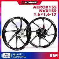 ราคา MUTAKIN ล้อแม็ก 801 ล้อแม็กคลิก For YAMAHA AEROX155 NVX155 BLACK/RED/SILVER -1.6*1.6-17 (1732727066993591752)