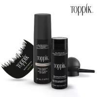 ราคา [ของแท้] Full Set Toppik Hair Building Fibers - Black (ดำ) พร้อมอุปกรณ์เสริมครบเซท (1733218942340727844)