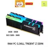 ราคา RAM G.SKILL TRIDENT Z RGB BLACK DDR4 16GB 32GB BUS 3200 3600 tridentz แรม gskill (1733368342918039004)