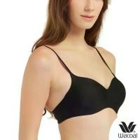 ราคา Wacoal Wireless Bra Women's Seamless Bra Model WB3A14 Black (BL) (1733223187928155343)