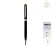 ราคา Parker Sonnet Black Lacquer With Gold Trim Ballpoint Pen 0.7 ปากกาลูกลื่นซอนเนต17 แลคดำ จีที 0.7 มม. (1733359973214029747)