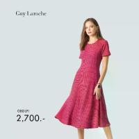 ราคา Guy Laroche Maxi dress light jacket black & pink miniheart Black pink เดรสยาว เดรส แบล็คแอนด์พิงค์มินิฮาร์ท สีดำชมพู GBDLPI (1732963833757795632)