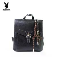 ราคา PLAYBOY รุ่น Twist Backpack กระเป๋าสะพายหลัง รหัส ST-B254PB641 ดีไซน์ฝาพับหนัง Classic แต่งโลโก้เข็มขัด ฟรี Playboy Charm มี 2 Vintage Black/Vintage Brown (1733049865204565317)